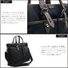 STEFANOMANO Time Limonta Nylon and Genuine Luxury Large Made In Italian Leather Business Commuter Shoulder Office [Limited Offer] 2-Way Briefcase,