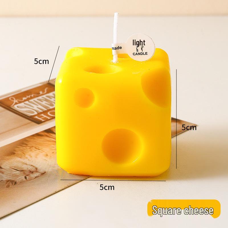 Handmade Scented Cheese Candle – Aromatherapy Home Decor and Birthday Ornament Gift