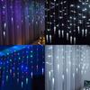 Beautiful Led Ice Bar String Lights Ideal For Christmas And Holiday Decor With Multiple Colors