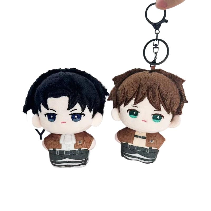 12cm/4.72in Anime Ackerman Stuffed Doll Plush Keychains Pendant Peripherals Accessories Cotton Collectible Decoration Stitch Toy