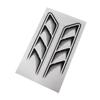 Black Auto Vent Air Flow Fender Sticker Waterproof
