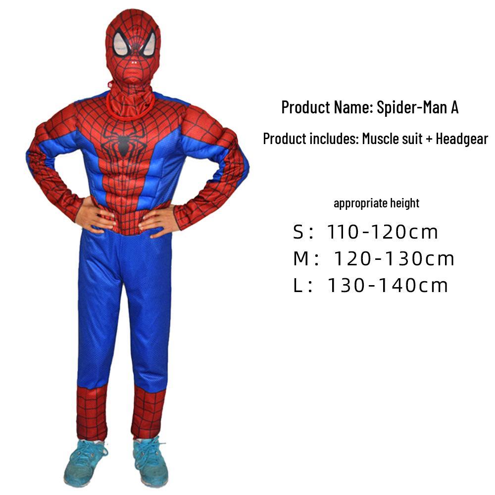 Avengers Wolverine Thor Deadpool Captain America Kids Superhero Muscle Suit Costume