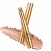 Perl Erde Lidschattenstift - 3-Farben-Verlauf, Glitzer, Langanhaltend, Tragbar, Hohe Farbabgabe, Schafft einen definierten Look, Einfaches Make-up,