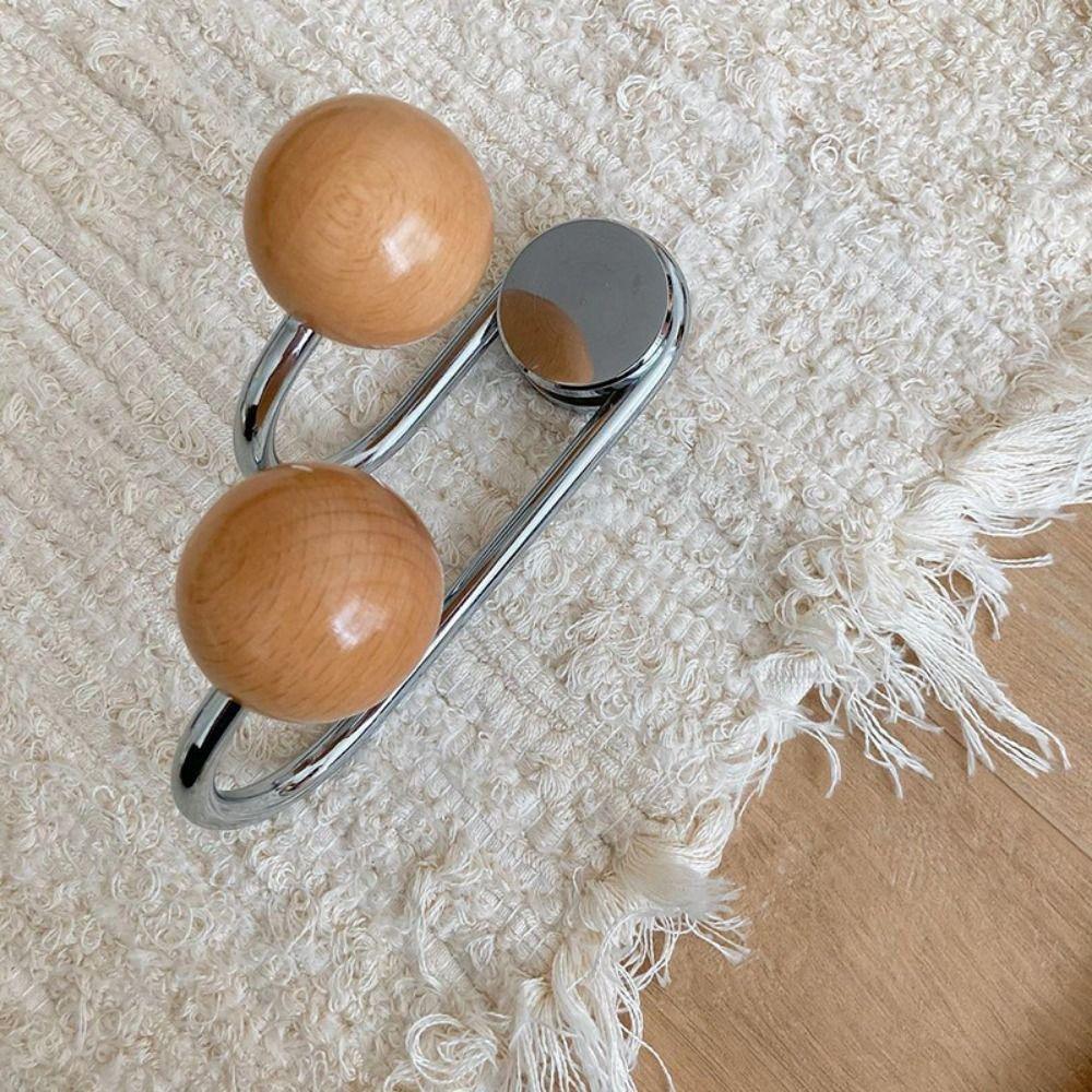 Punch-free Coat Hanger Wall Mounted Door Magnet Hanger Creative Magnetic Wall Hooks  Bathroom