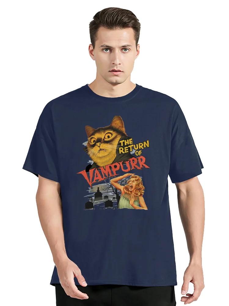 The Return Of Vampurr T-Shirt Men Women Fashion T Shirt Cotton Tshirt Kids Hip Hop Tops Tees Summer Anime Camiseta Cat