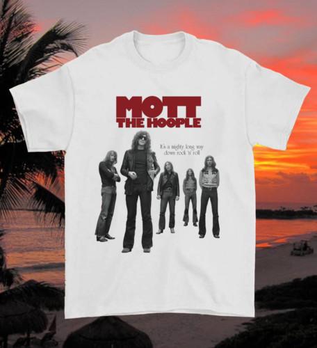 

Mott the Hoople 2011 White Cotton Men T- Shirt Xmas Gift Size S to 3XL Unisex T-Shirt XL