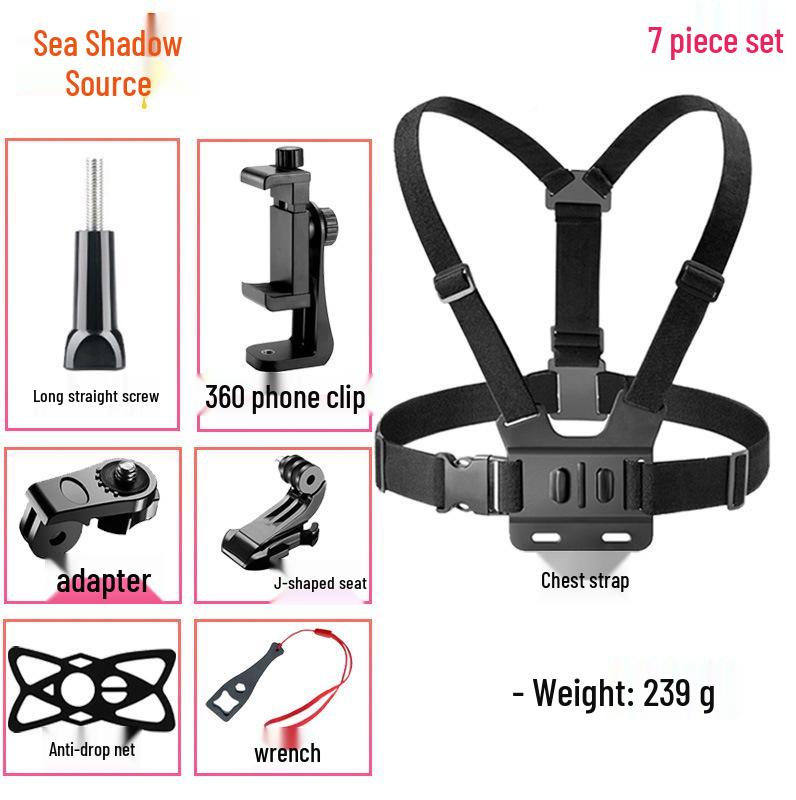 GoPro13 Chest Mount Camera and Phone Holder for Outdoor Activities