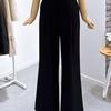Semi-Wide Slacks Pants with Single Front Pleat LC31F3PT511X
