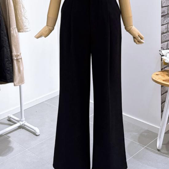 Semi-Wide Slacks Pants with Single Front Pleat LC31F3PT511X