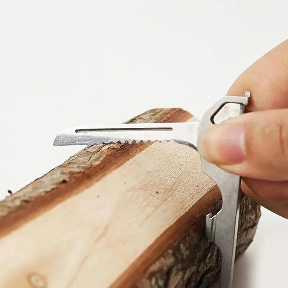 Universal 6 In 1 Utility Key Shape Multifunctional Tool Screwdriver Pocket Multi-use Gear Utility Outdoor Gadget Hand Tool