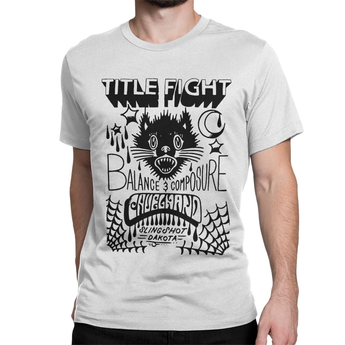 Novelty TITLE FIGHT BAND TShirts for Men Women Cotton T Shirts Title Fight Rock Music Tee Shirt Graphic Printed Clothes S