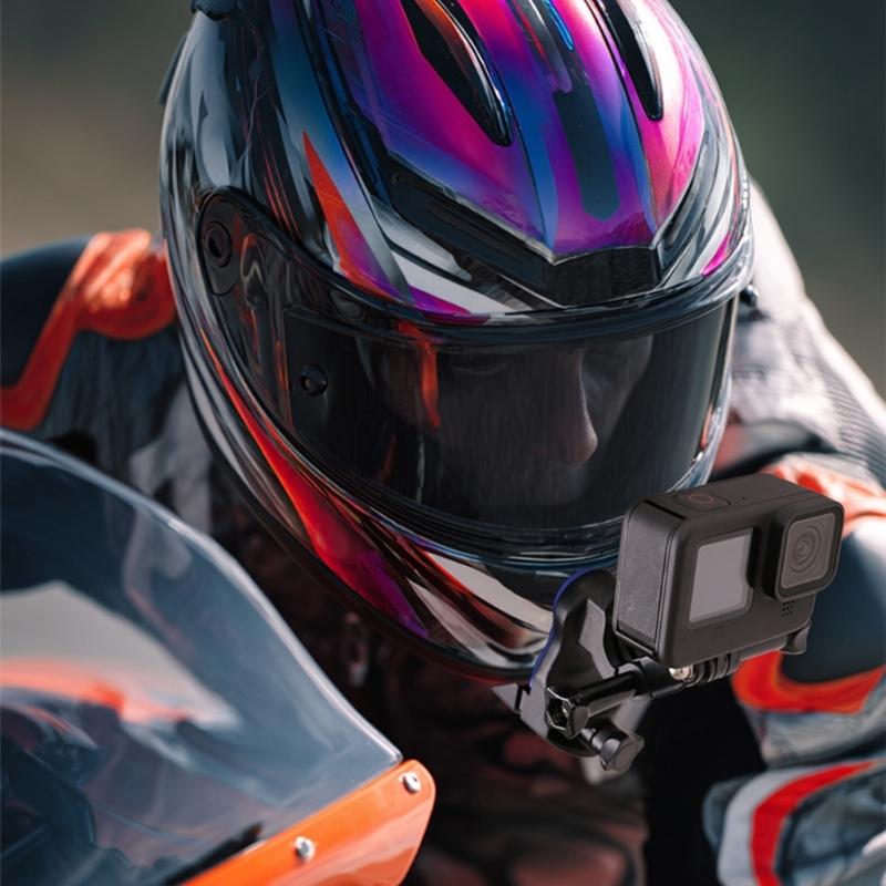 Modifiable Headpiece Camera Mount For Motorbike Motorcyclists First Person View Recording Consistent Devices