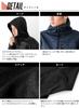 IMPACTORY Windproof Hoodie in Gray and Black Men's Zip-Up (LL) 813133I-05-LL