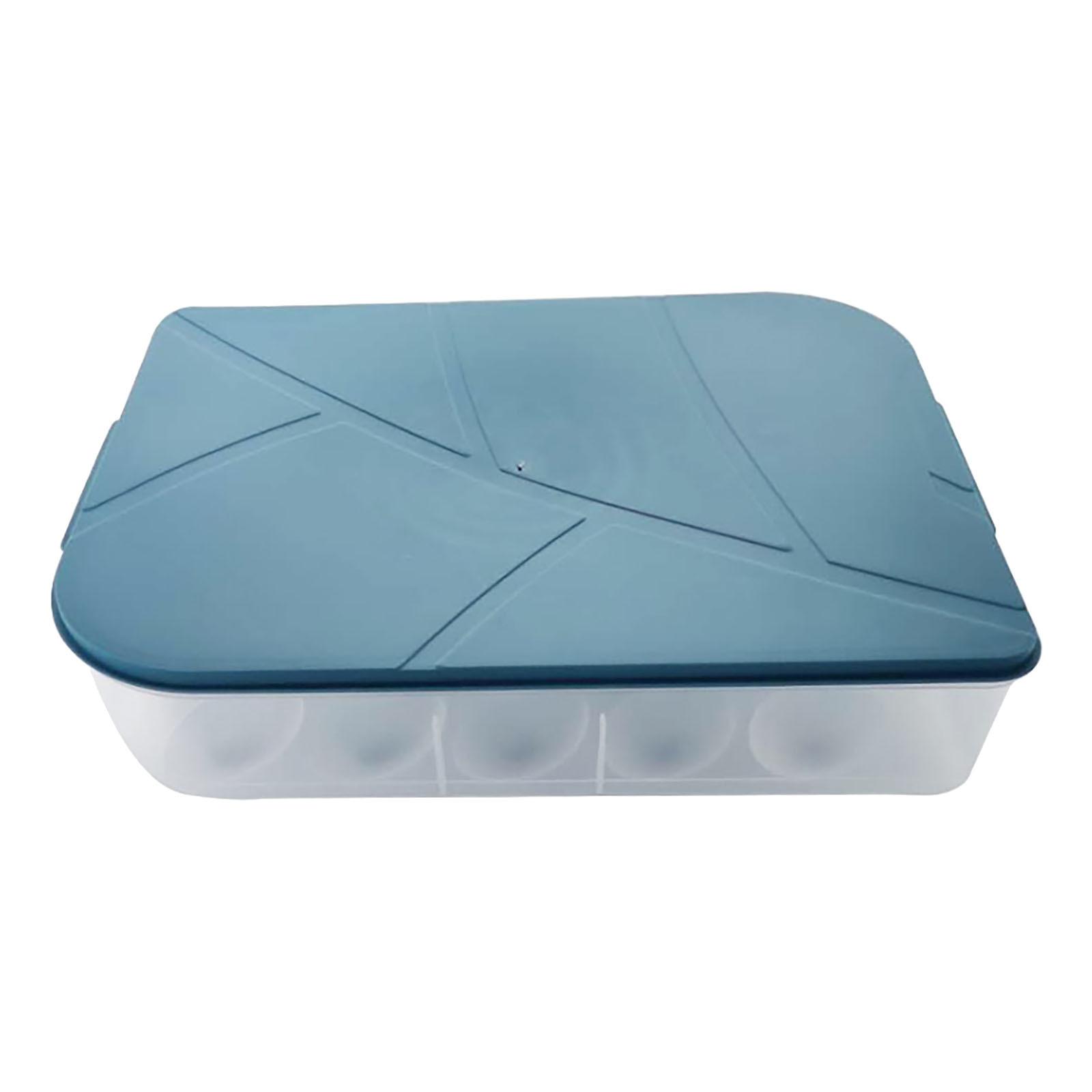 

20-секционный холодильник для яиц Ящик для хранения свежих яиц Стойка для яиц One Size синий