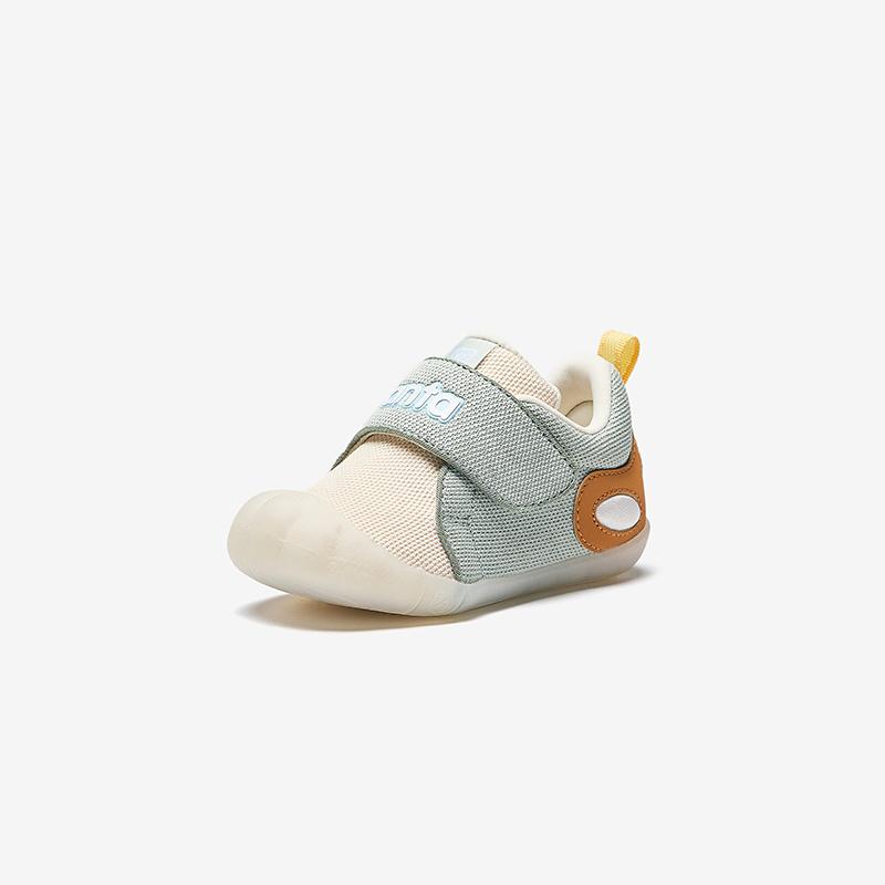 Anta Kids Little Divine Beast Comfortable Non-Slip Low-Top Walking Shoes Baby Shoes White Green 312440002-2