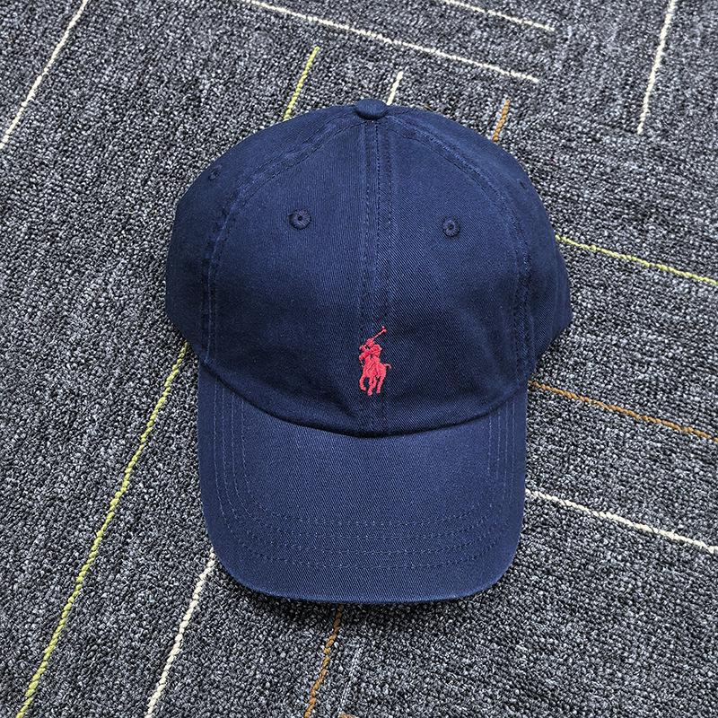 Gorra de Béisbol Polo Ralph Gray RL con Bordado de Logo de Caballo Pequeño - Sombrero de Copa Suave Unisex
