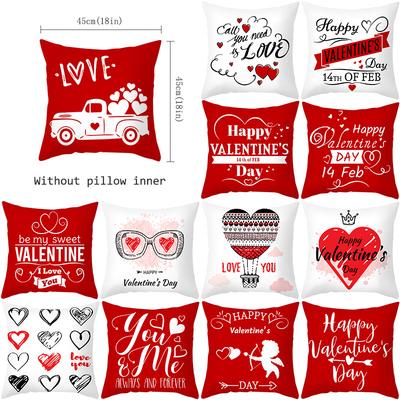 New Valentine's Day Theme Pillow Cover Home Pillow Cushion Cover