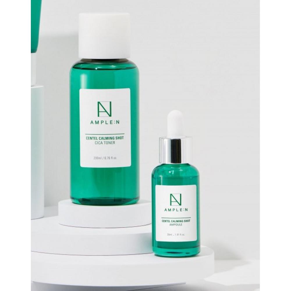 Amplen [soothing Set] Centel Calming Shot Cica Toner 200ml+Centel Calming Shot Ampoule 30ml none