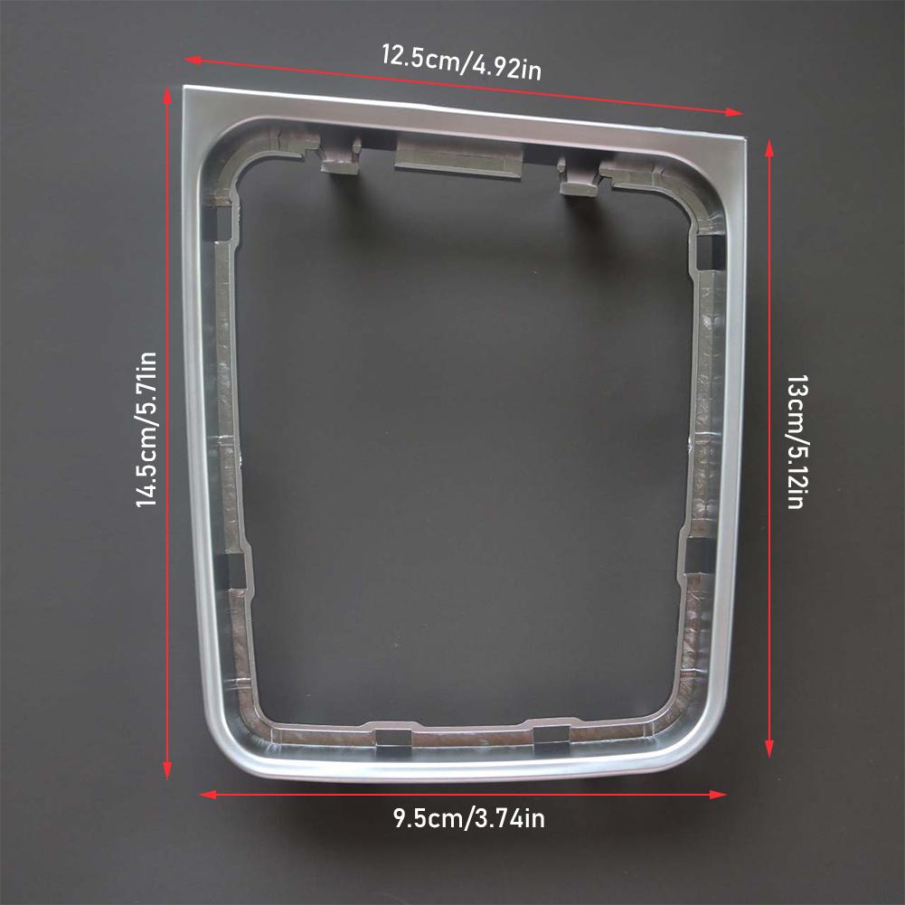 Gear Shift Knob Lever Gear Stick Frame Bracket Circle Shift Knob Chrome For VW Manual Golf 7 7.5 Golf R Left Driver 5GG713203A