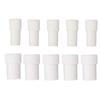 10 Pair Saliva Ejector Weak Strong Suction Converter Disposable White Oral Suction Ejector Adaptor for Oral Clinic