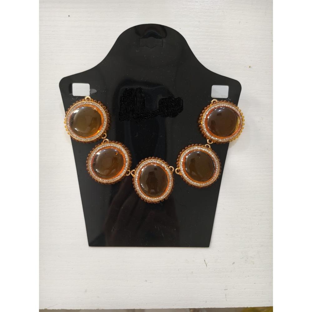 Heavy Metal Jewelry Set Temperament Geometric Ring Glossy Collar Exaggerated Irregular Bracelet Ring