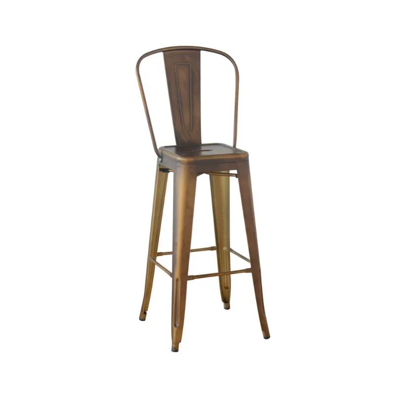 Industrial Retro High Armrest Bar Table & Chair Set - Wholesale for Cafe & Casual Spaces