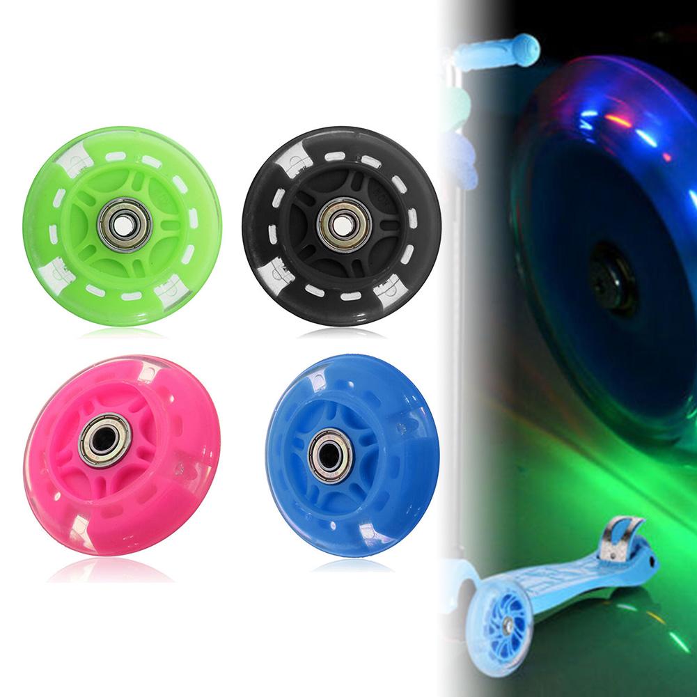 New For Micro-Scooter Wheels LED Flash Wheel 2.2cm 80mm Outdoor Accessories Sale