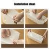 3Pcs Foldable Plastic File Box DIY Combined Structure Large Capacity A4 Document Organizer Stationery Storage for Home Office