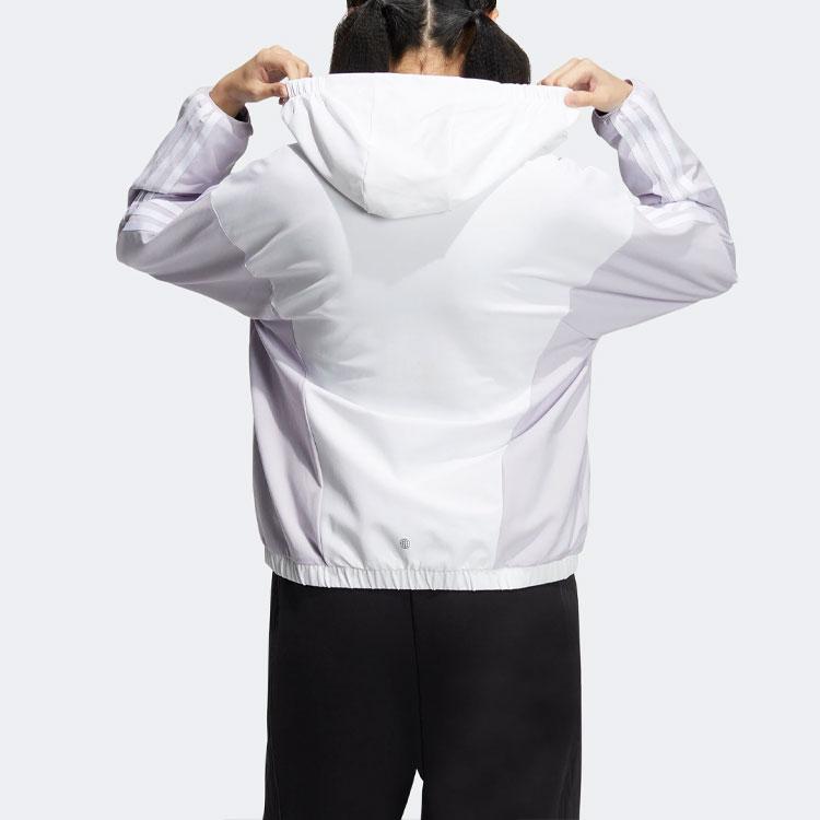 New Adidas Jacket Women's White Silver HY2875