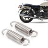 2Pcs Stainless Steel Exhaust System Spring Motorcycle Muffler Exhaust Pipe Spring Motorbike Accessory Easy Installation