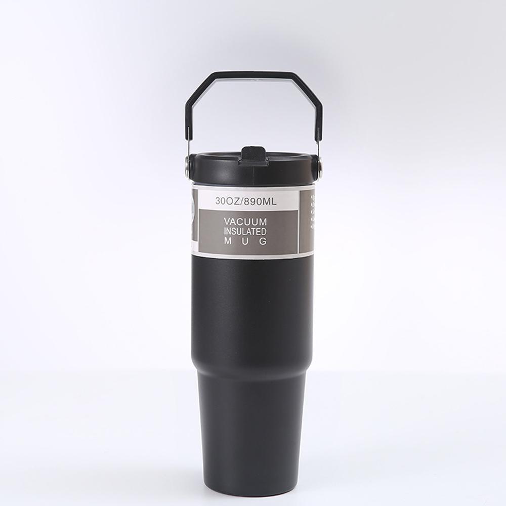30 Oz Insulated Mug 304 Stainless Steel Drinkware Vacuum Insulation BPA Free Tritan Material, Perfect for Iced and Hot Drinks