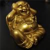 Gold Laughing Buddha Statue Chinese Feng Shui Maitreya Buddha Sculpture Figurines Ornaments For Home Garden Decoration Statues