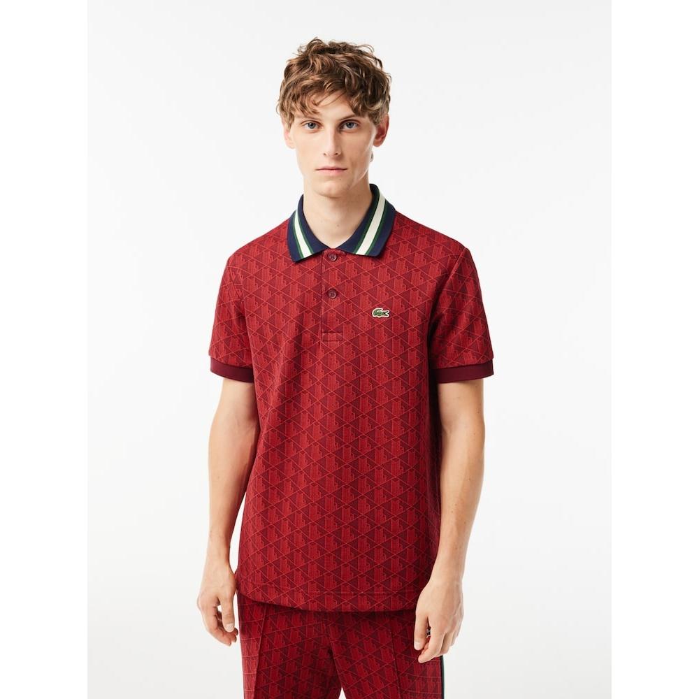 

LACOSTE Men s Stripe Monogram Karati DH1417 53N SWM Q2NDH1417 53NSWM