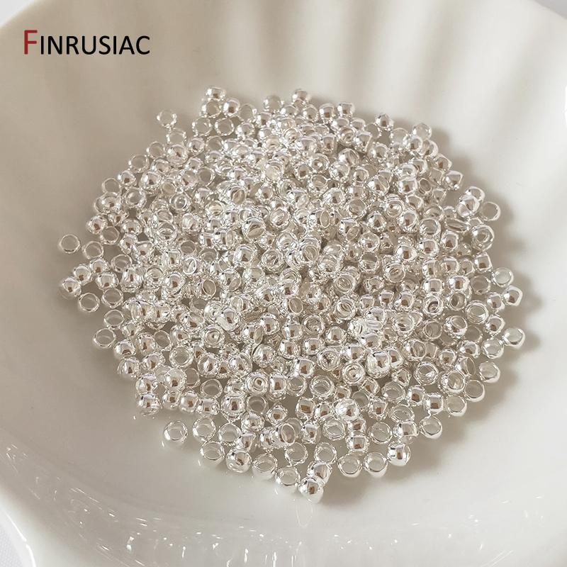 

200PCS/lot 2/2.5mm 18K Gold Plated Ball Crimp End Beads,Lamps For Jewelry,Stopper Spacer Beads For DIY Jewelry Making Findings 1.5mm-200pcs