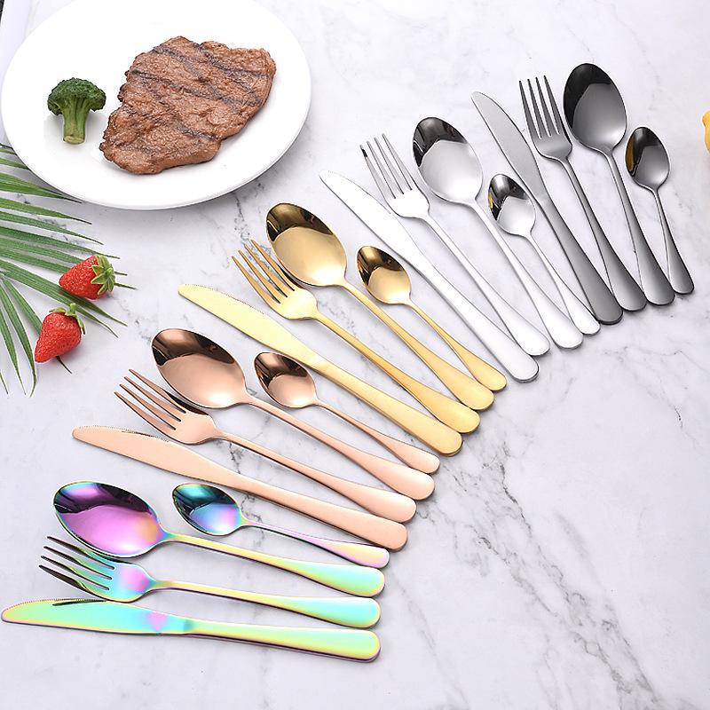 Stainless Steel 24-Piece Cutlery Set for 6 – Includes Knife, Fork, Spoon – Gift Boxed