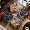 Fashion Red Dragon Dragon Art Colorful Soft Pillow Cover Sofa Home Living Room Office Decor Protective Covers Hogar Pillowcase