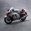 Maisto 1:Modellino Diecast Moto 12 Suzuki Hayabusa 2022, Argento