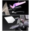 Broad View Motorcycle Side Mirror Shock Absorbing Structure Easy Installation Riders Safety Upgrade