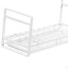 Bowl Cup Holder Carbon Steel Dish Organizer Stand Rustproof Drying Plate Rack