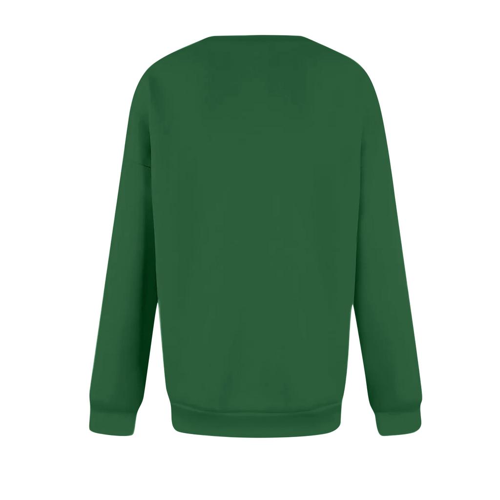 Christmas T-Shirts And Sweatshirts, Women'S Sweatshirts, Long-Sleeved Pullover Sweatshirts, Women'S Long-Sleeved Tops