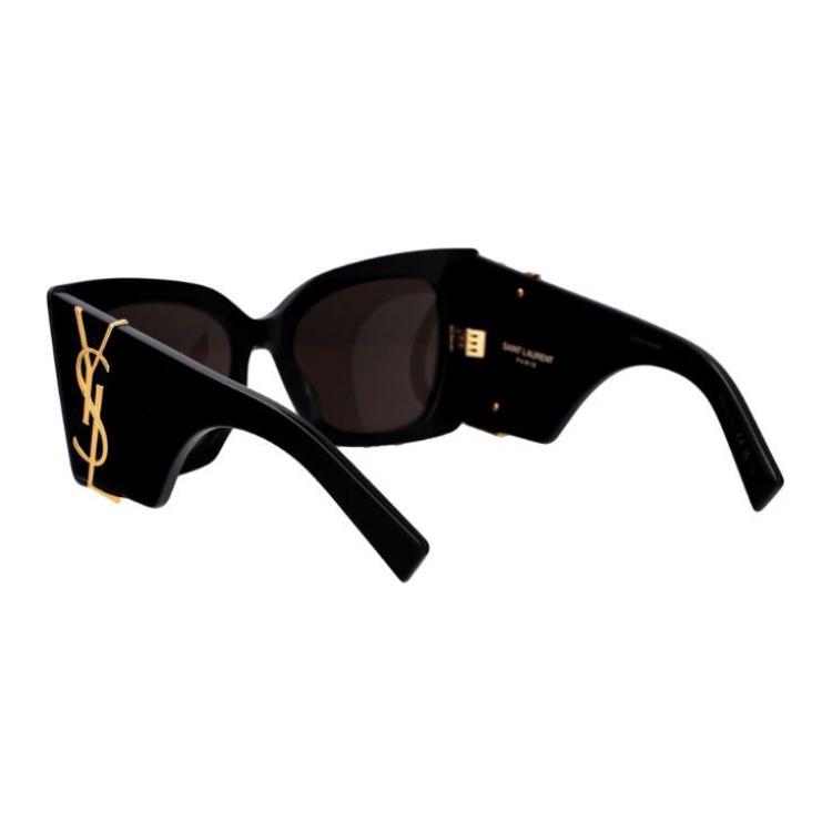 Saint Laurent Cat Eye Sunglasses With Logo Women sunglasses Black SLM119-001
