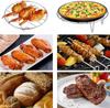 2 Pieces 7 Inch Air Fryers Basket Tray Nonstick Stainless Steel Dehydrator Rack for Crispy Cooking Baking Accessories