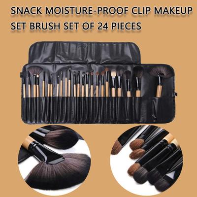 Sacchetto Regalo di Set di Pennelli da Trucco da 24 pezzi Pennelli Cosmetici Professionali Sopracciglia Polvere Fondotinta Ombretti Pinceaux Strumenti per il Trucco
