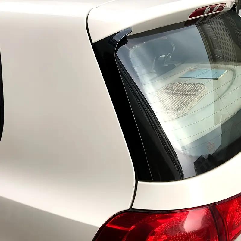 Rear Window Side Spoiler For VW Golf 6 MK6 Standard 2008-2013 Window Trunk Spoiler Canard Canards Glossy Black Splitter