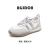 Augustus Dengde training shoes women's 2025 new summer academy style casual platform shoes Forrest Gump sports white shoes