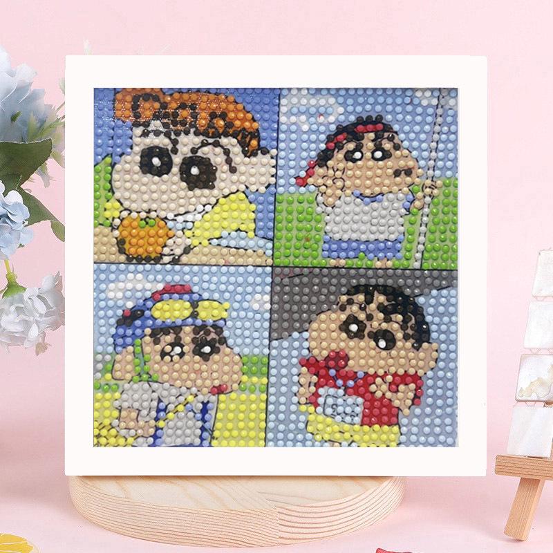 Sanrio Children's Diamond Painting with Frame Stickers - DIY Handmade Gift Set