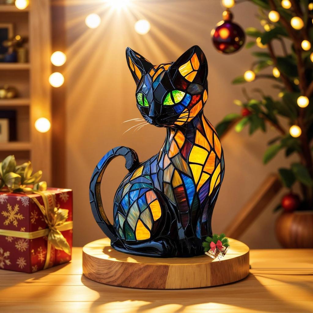 3D Cute Cat Magics Colorful LED Light Ornament Soft And Non-glaring Light Bedroom Study Children's Room Atmosphere Lights