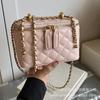 Rhombus chain bag women's summer 2025 new niche design advanced sense of foreign style shoulder messenger bag small square bag