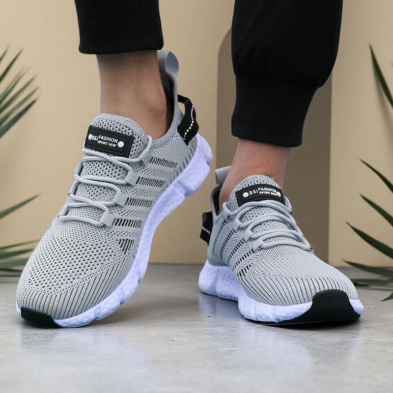 Augstas Kvalitātes Vasaras Vīriešu Apavi Vieglas Ērtas Elpojošas Skriešanas Apavi Vīriešiem Dizaineru Tīkliņa Āra Tenisa Ikdienas Kedas