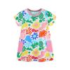 Summer New Kids Dress Girls Dress Fashion Girls Cartoon Printed Princess Dress